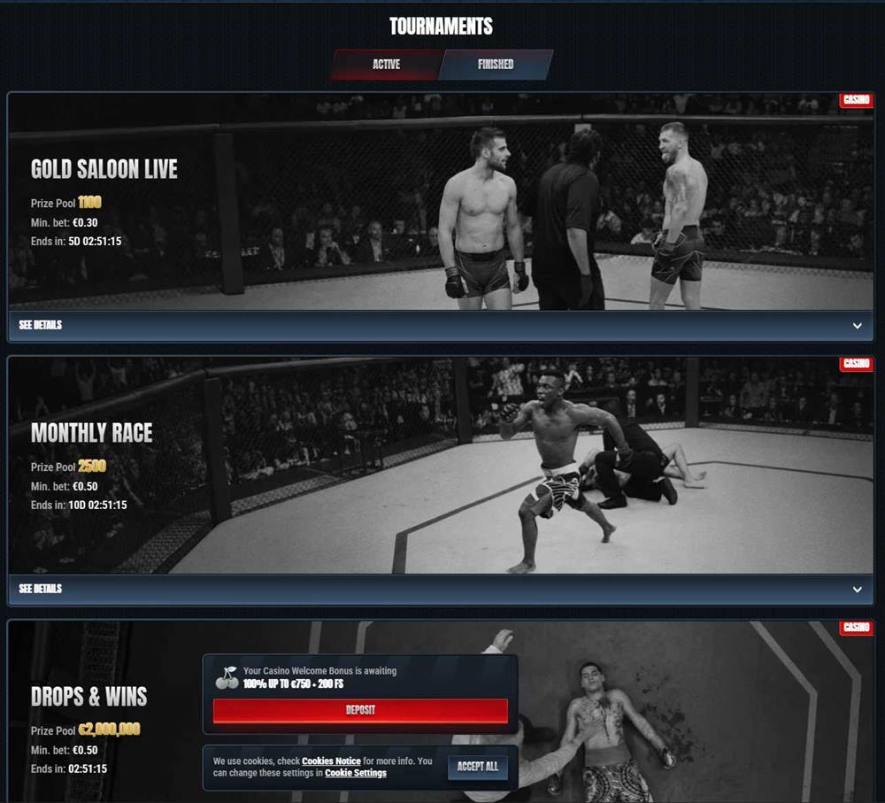 Glorion tournaments — slot races and the €300,000 competition